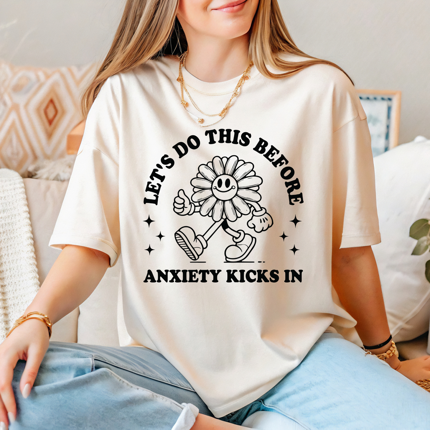 Before anxiety kicks in Tee