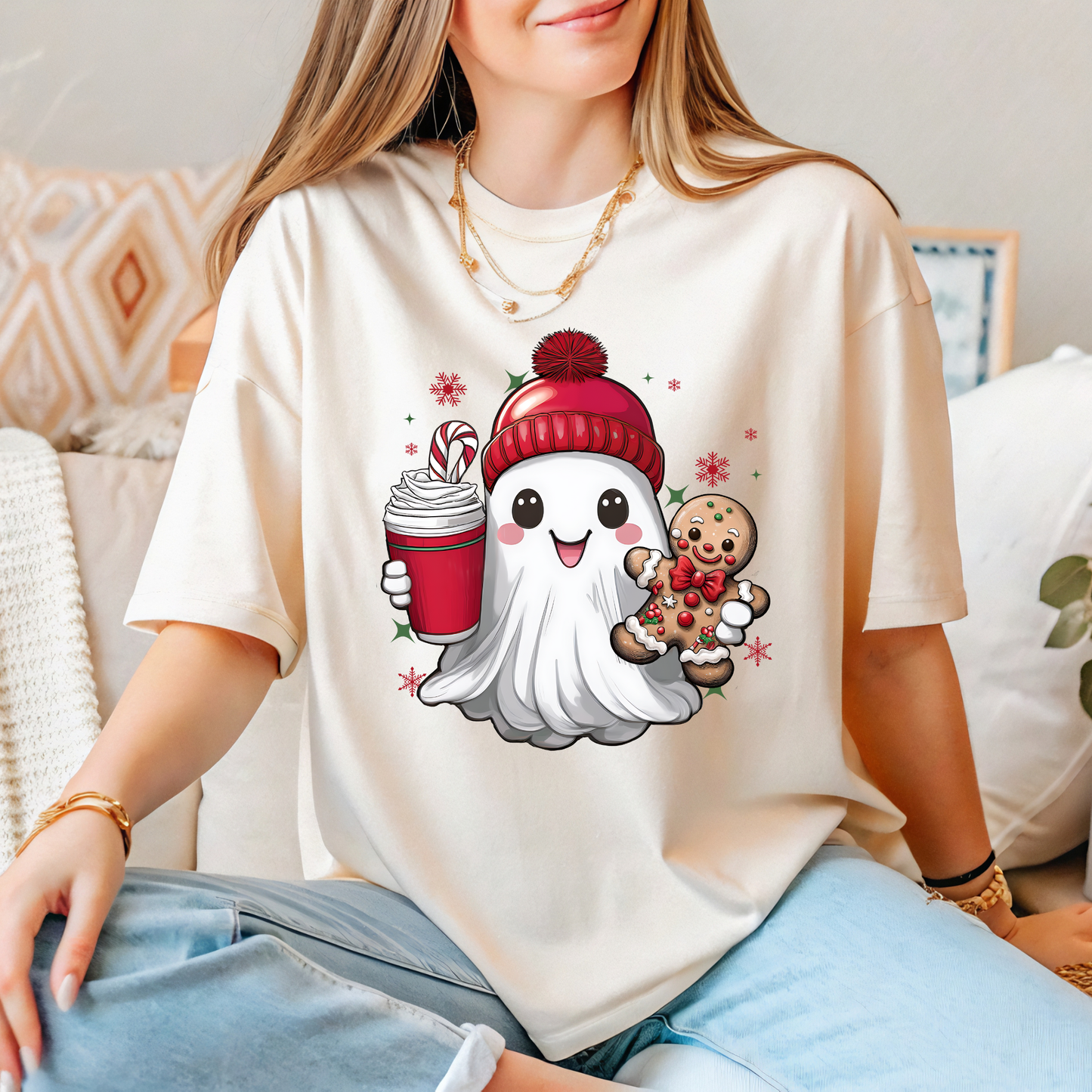 Christmas Ghost Tee